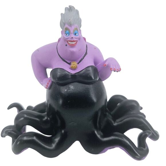 DISNEY THE LITTLE MERMAID URSULA PVC FIGURINES TOY CAKE TOPPER - Picture 1 of 5